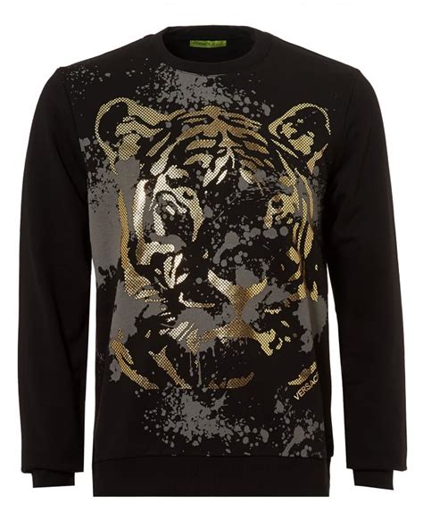 versace sweatshirt tiger|Versace sweatshirts for men.